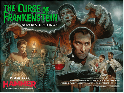 Resurrecting the Legend of THE CURSE OF FRANKENSTEIN Global Film Premiere Celebrates New 4K&nbsp;Restoration