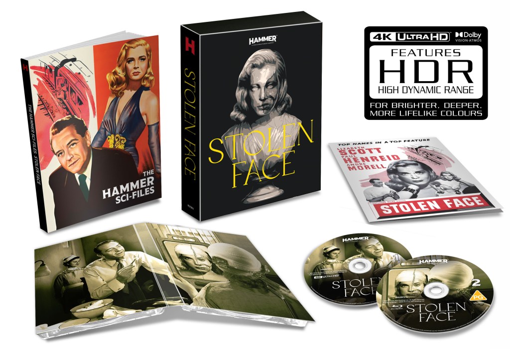 Hammer’s early study of sex, obsession, and desire returns in a new 4K restoration. Stolen Face, , arrives on UHD and Blu-ray for the first&nbsp;time